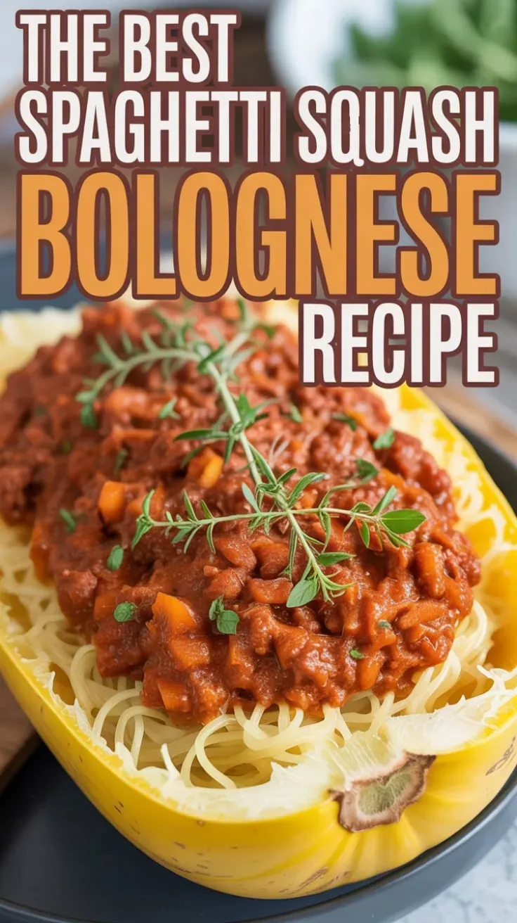 Spaghetti Squash Bolognese