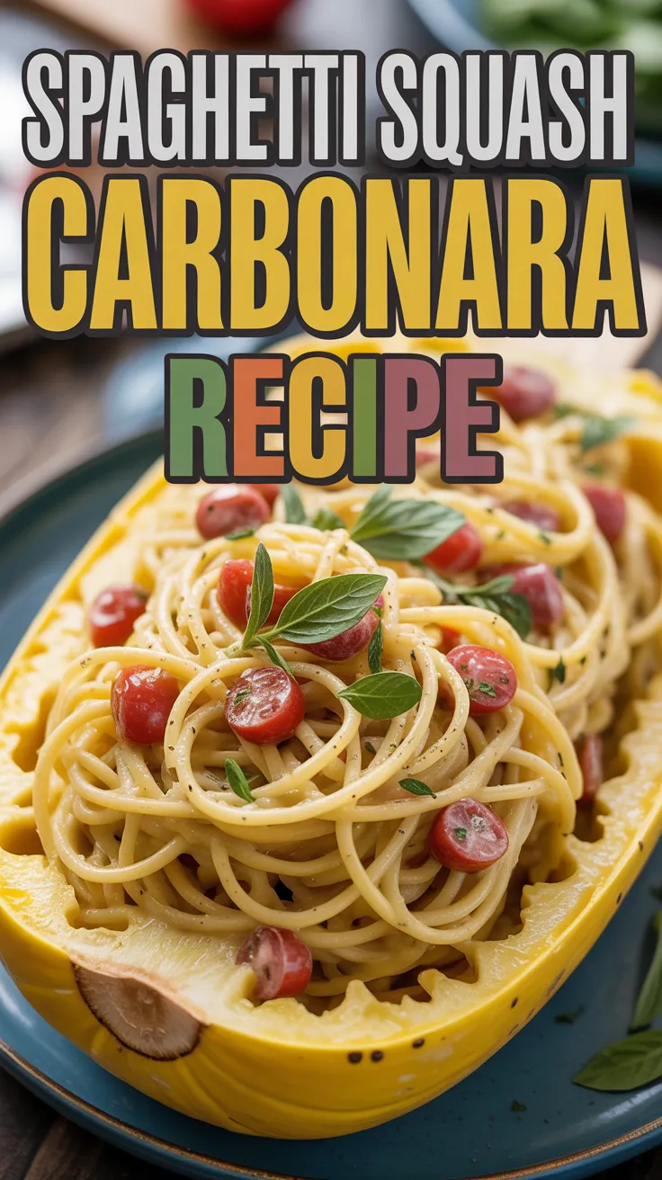 Spaghetti Squash Carbonara