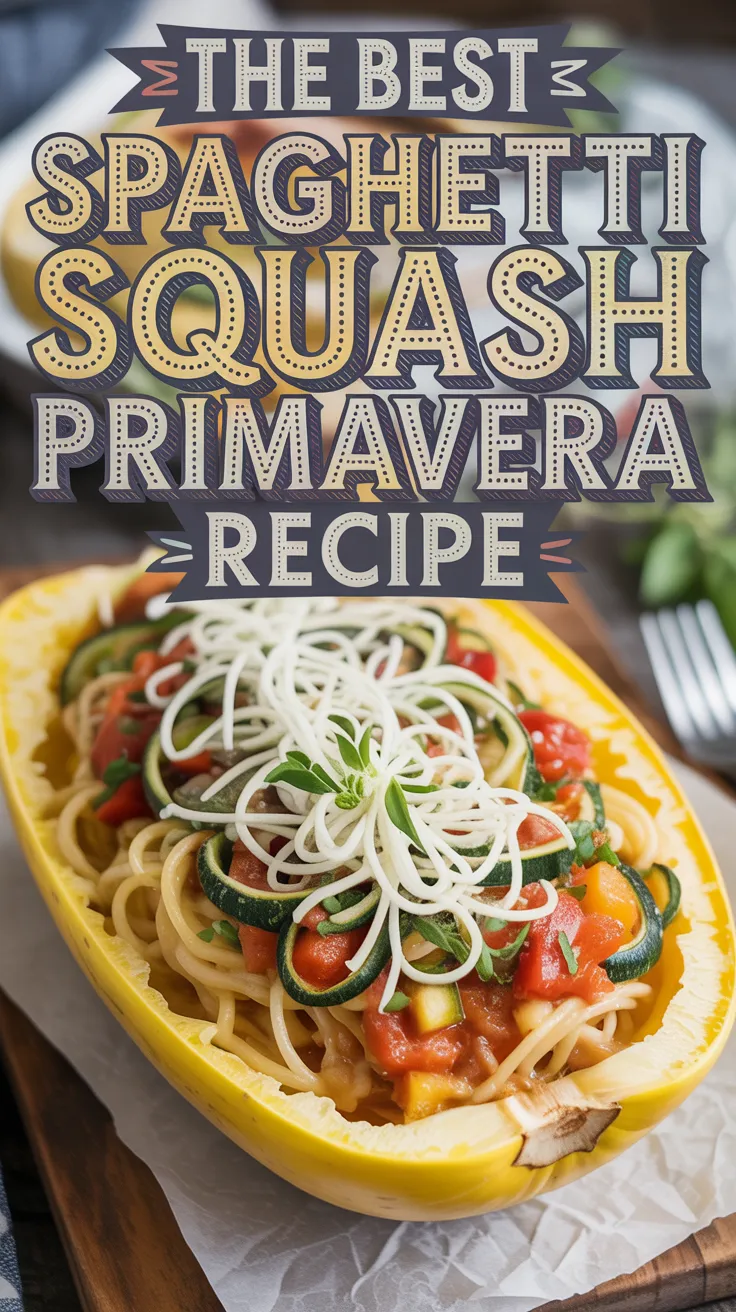 Spaghetti Squash Primavera