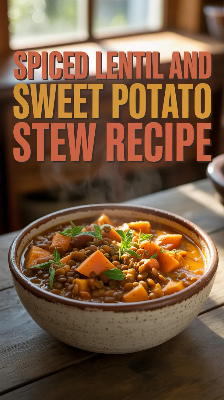 Spiced Lentil and Sweet Potato Stew