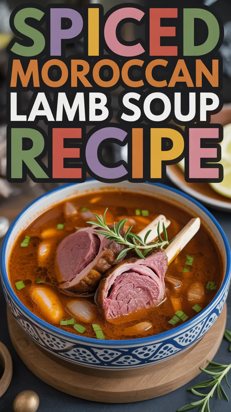 Spiced Moroccan Lamb Soup