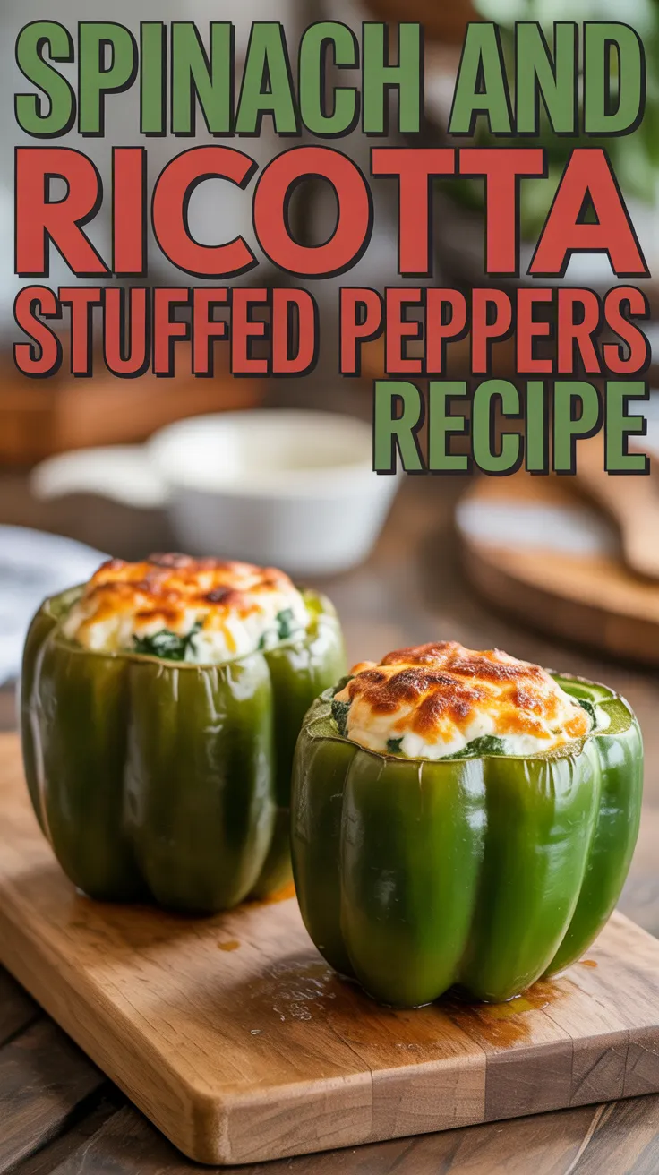 Spinach and Ricotta Stuffed Peppers