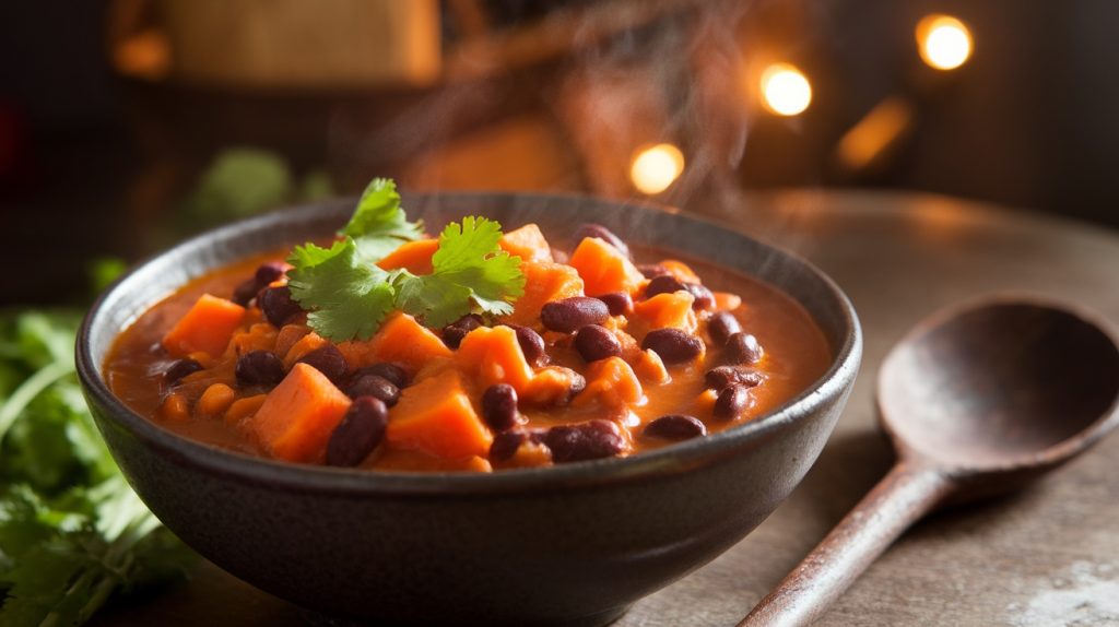 Sweet Potato and Black Bean Chili