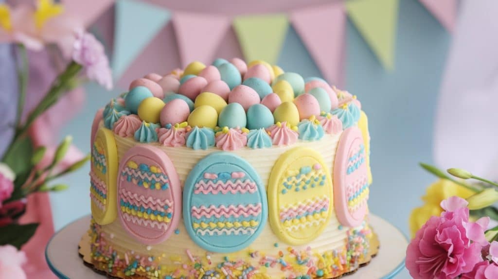 Easter Egg Cake