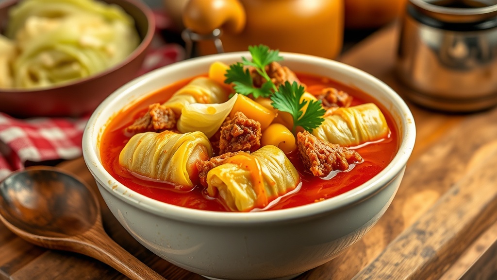 Slow-Simmered Cabbage Roll Soup