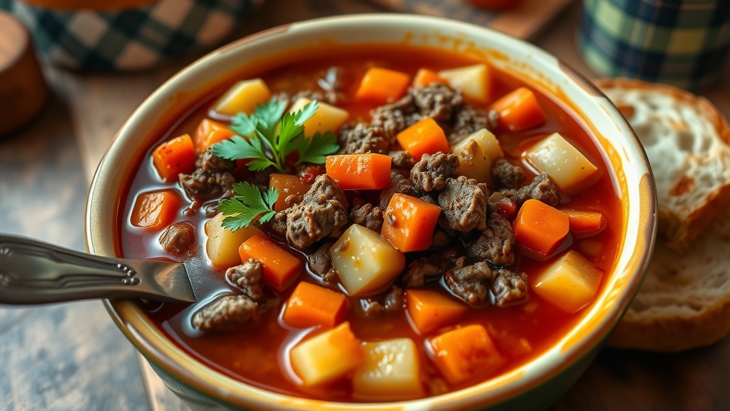 Hearty Hamburger Soup