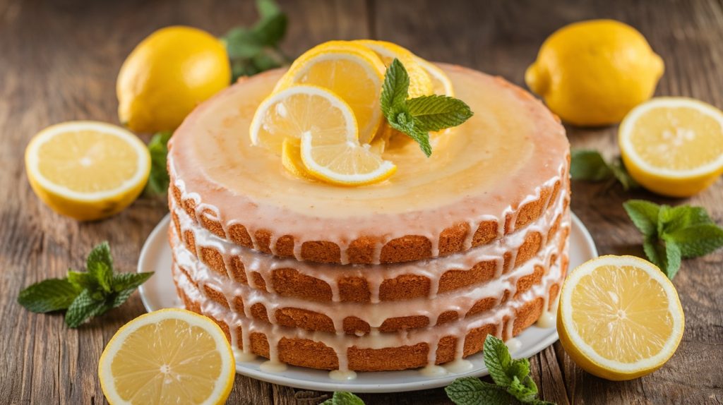 Lemon Drizzle Cake Recipe