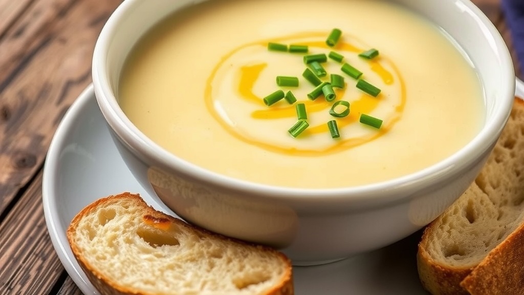 Roasted Garlic and Potato Soup