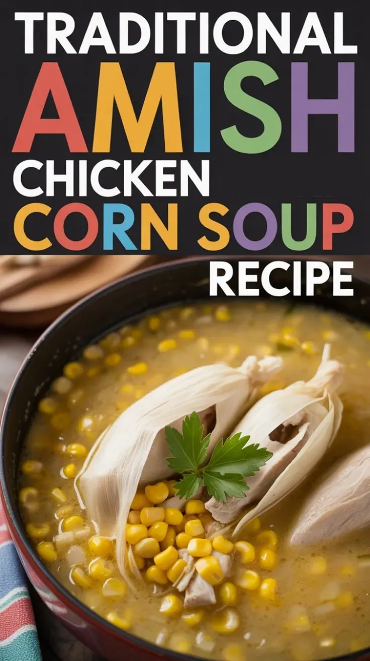 Traditional Amish Chicken Corn Soup