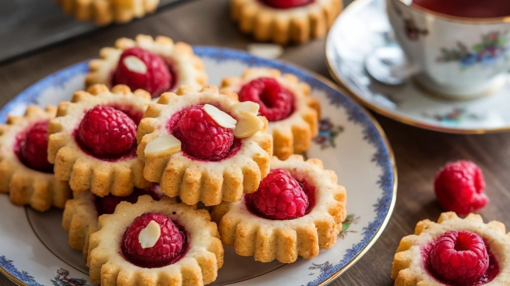 Vegan Raspberry Almond Thumbprint Cookies Recipe