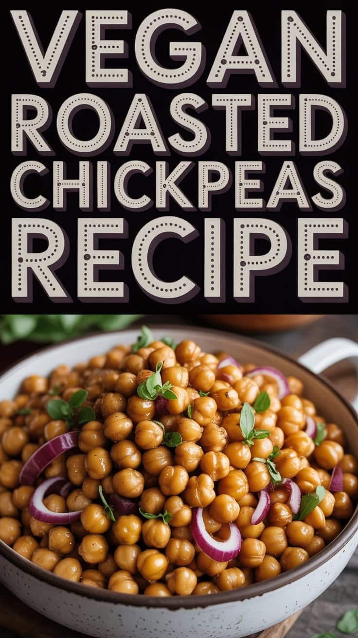 Crispy Vegan Roasted Chickpeas Recipe - Food Blasts