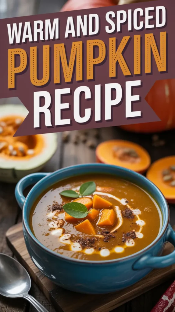 Warm and Spiced Pumpkin Soup