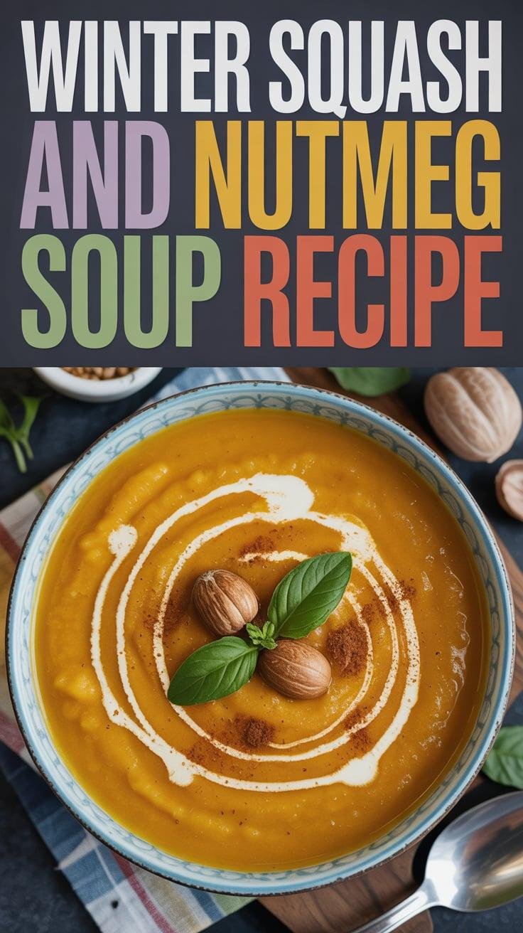 Winter Squash and Nutmeg Soup