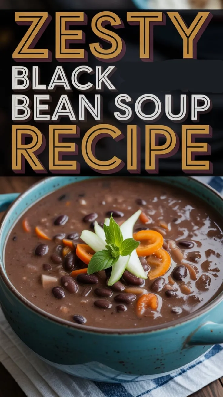 Zesty Black Bean Soup