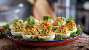 Guacamole Deviled Eggs