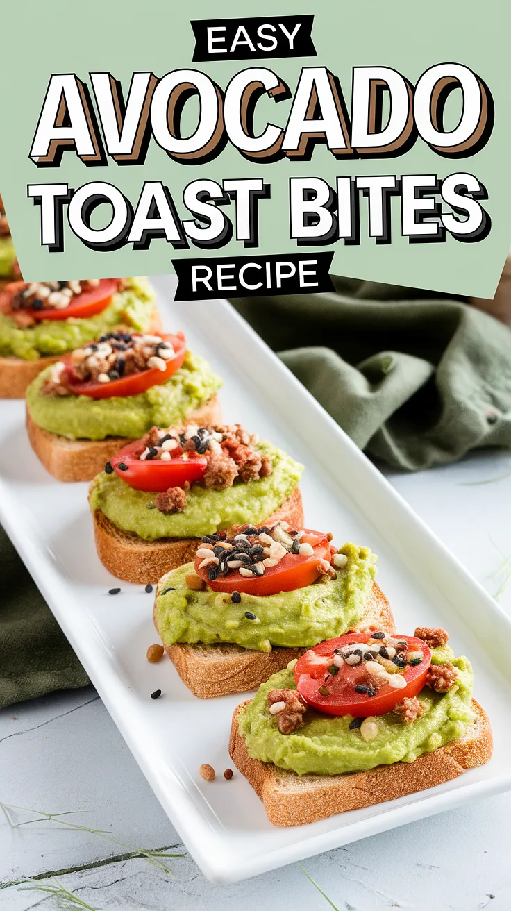 Avocado Toast Bites
