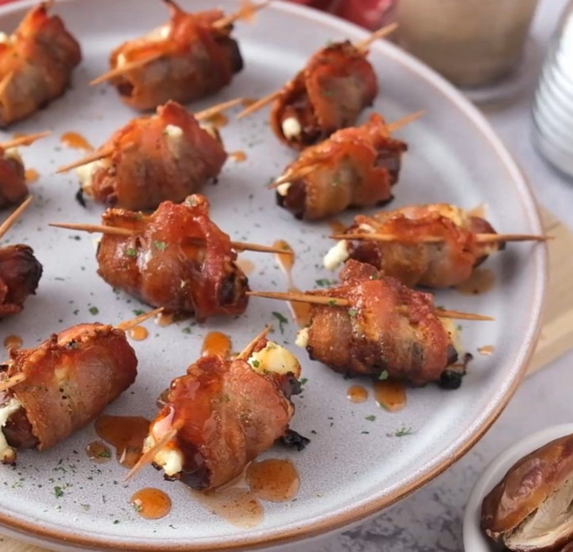 Bacon-Wrapped Dates