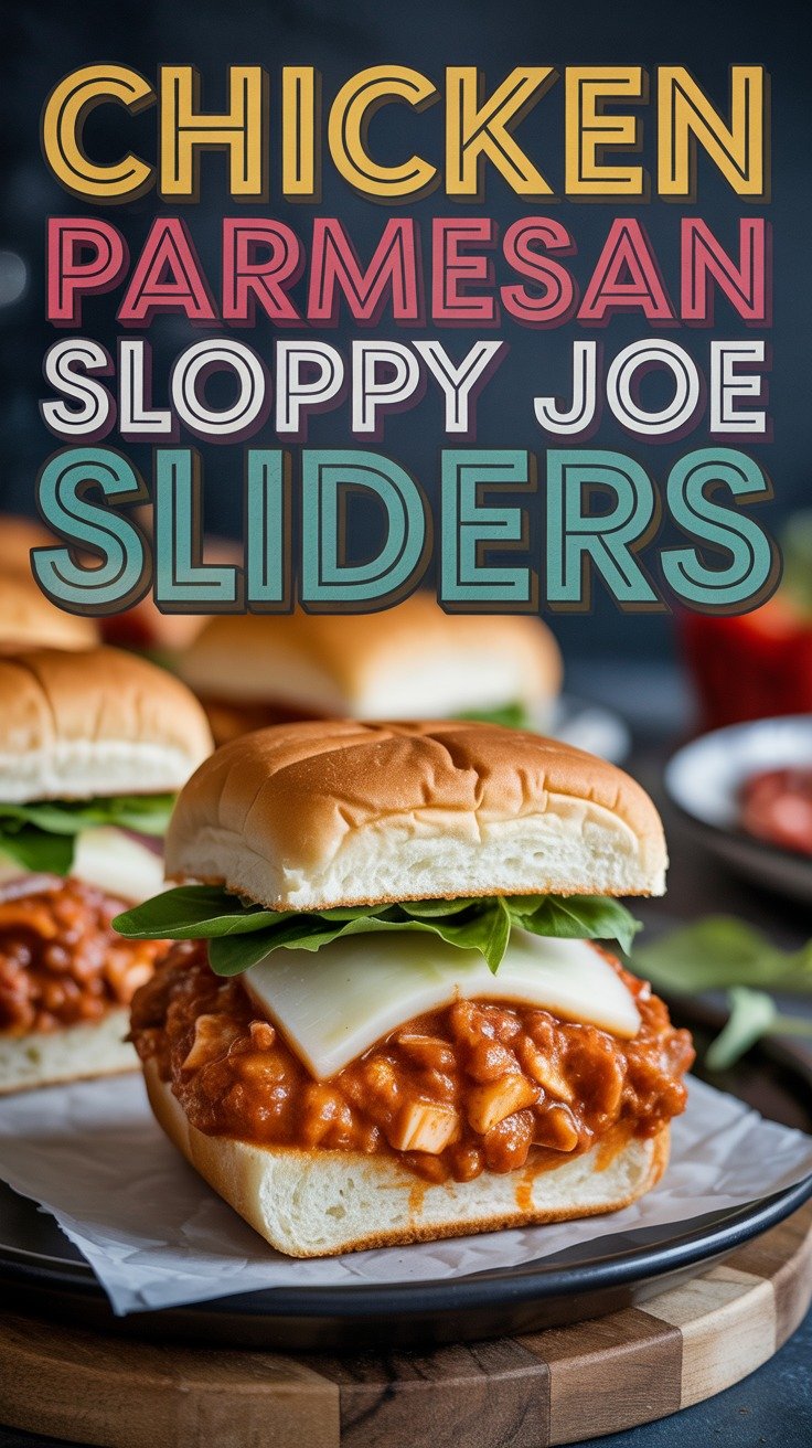 Chicken Parmesan Sloppy Joe Sliders