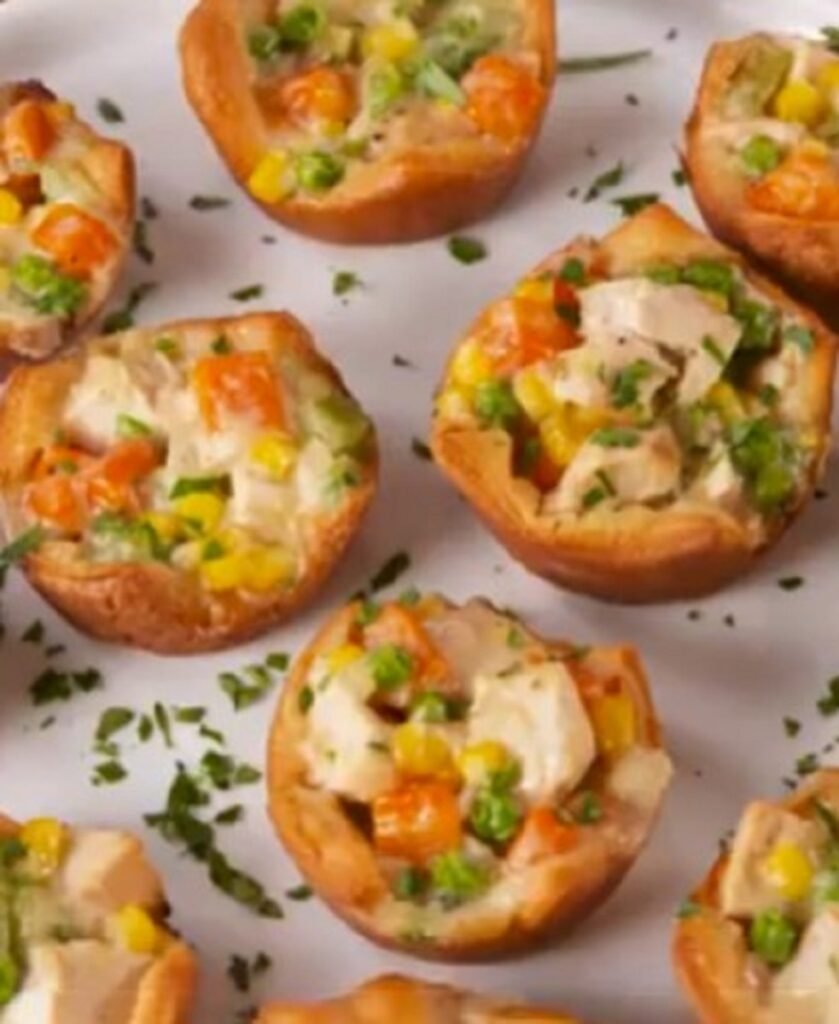 Chicken Pot Pie Crescent Muffins Recipe