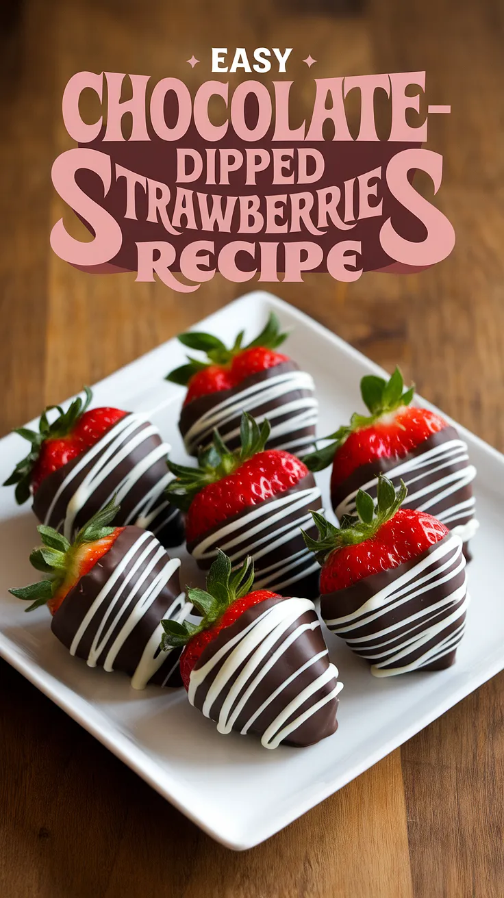 Chocolate-Dipped Strawberries