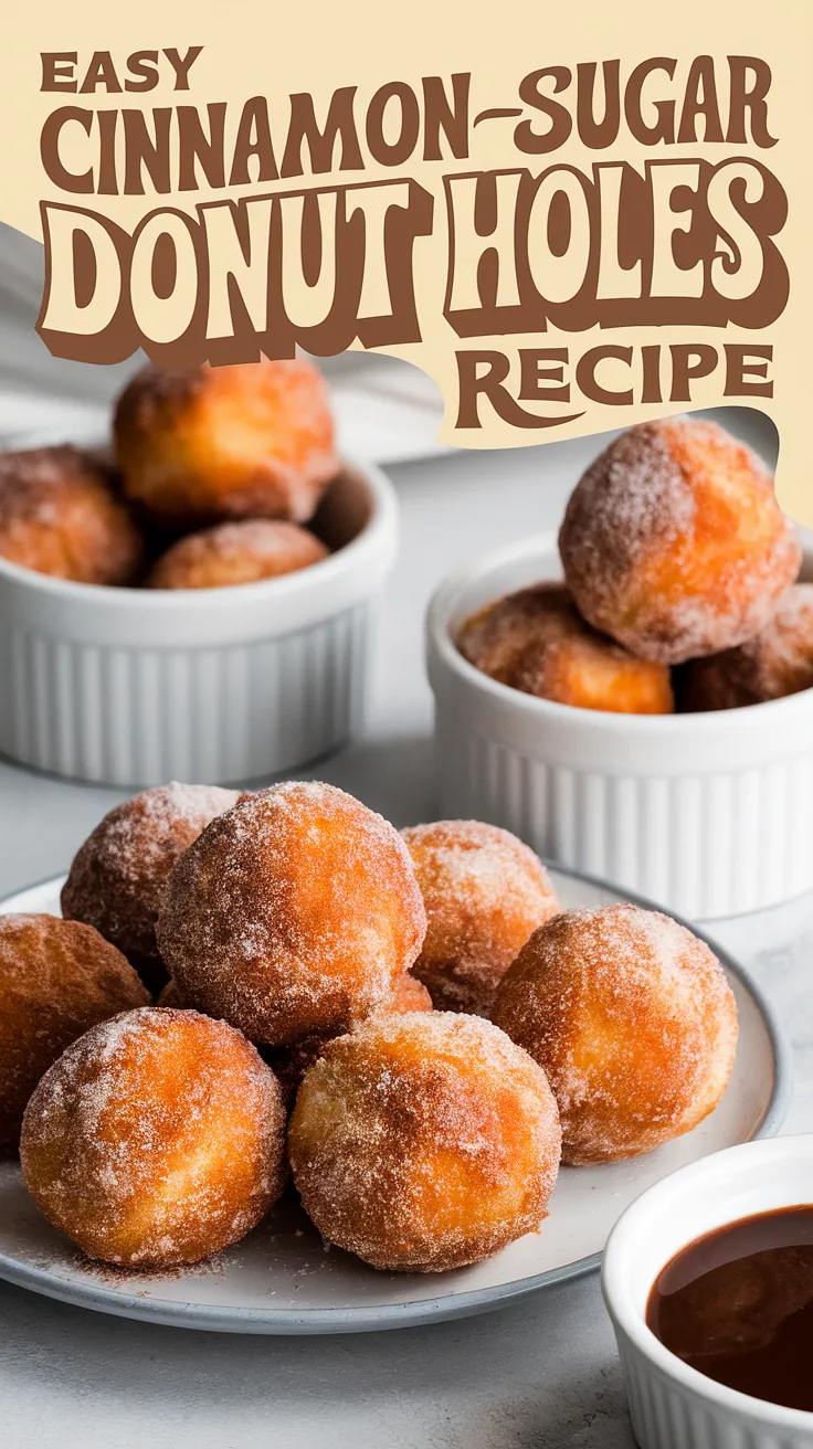 Cinnamon-Sugar Donut Holes