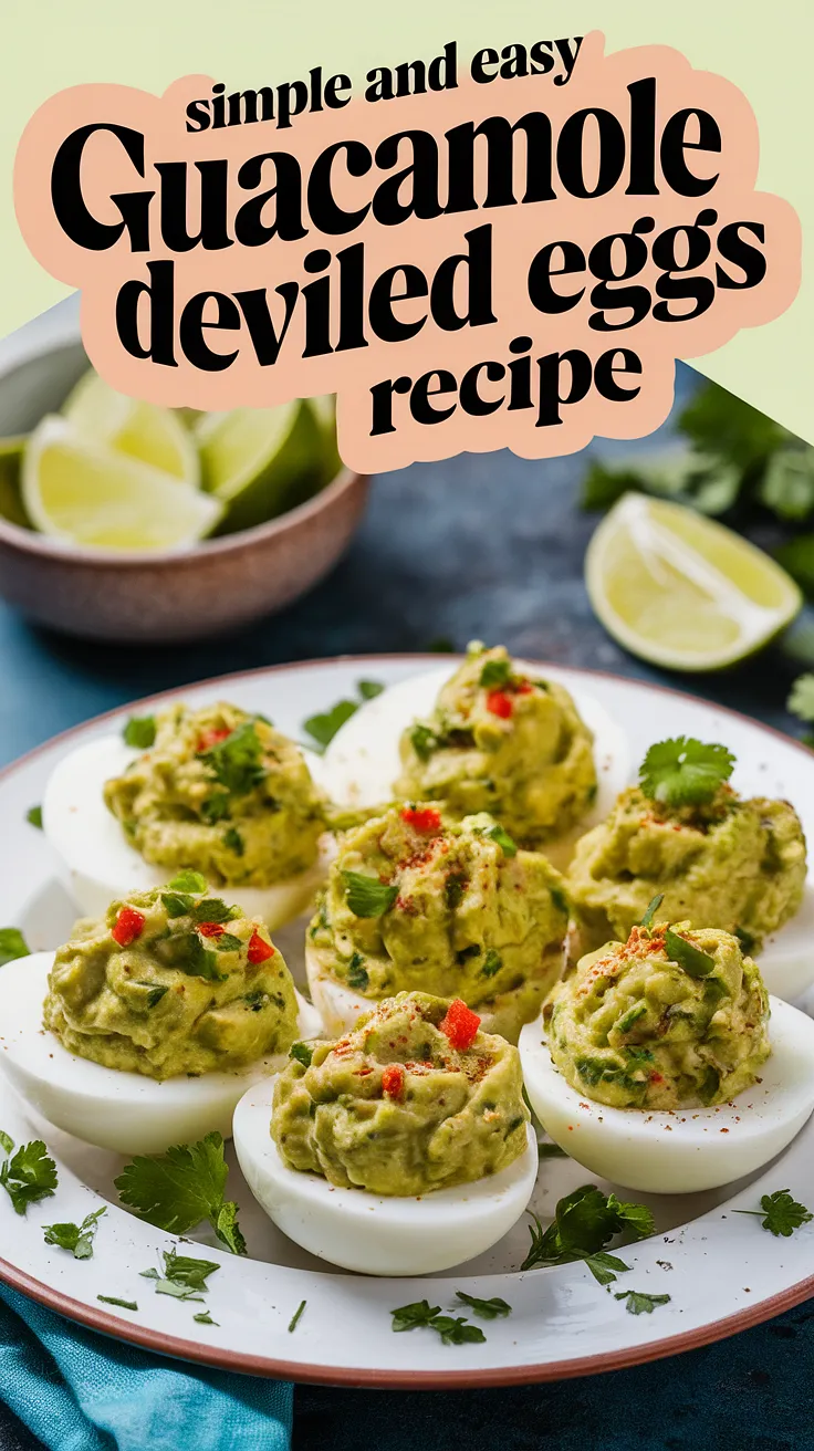 Guacamole Deviled Eggs