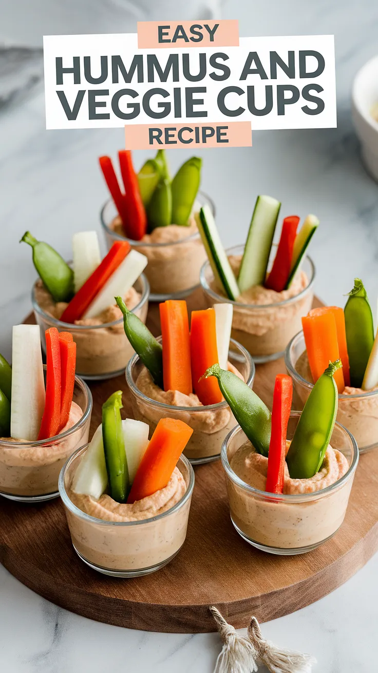 Hummus and Veggie Cups
