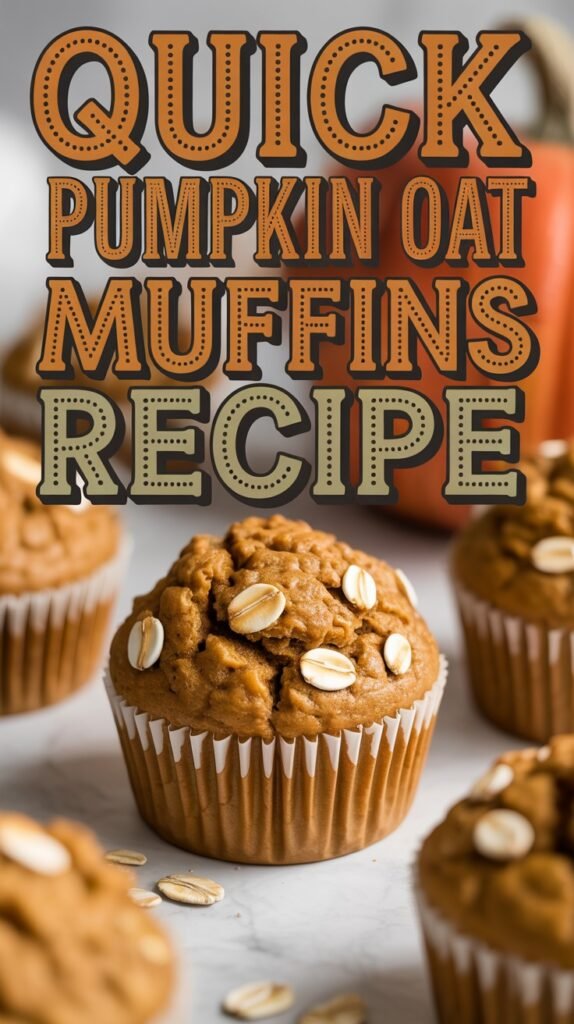 Pumpkin Oat Muffins