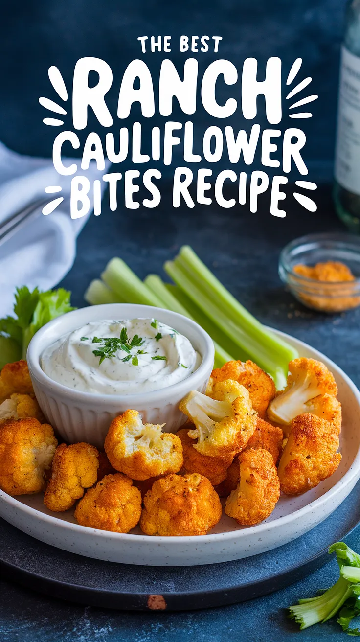 Ranch Cauliflower Bites