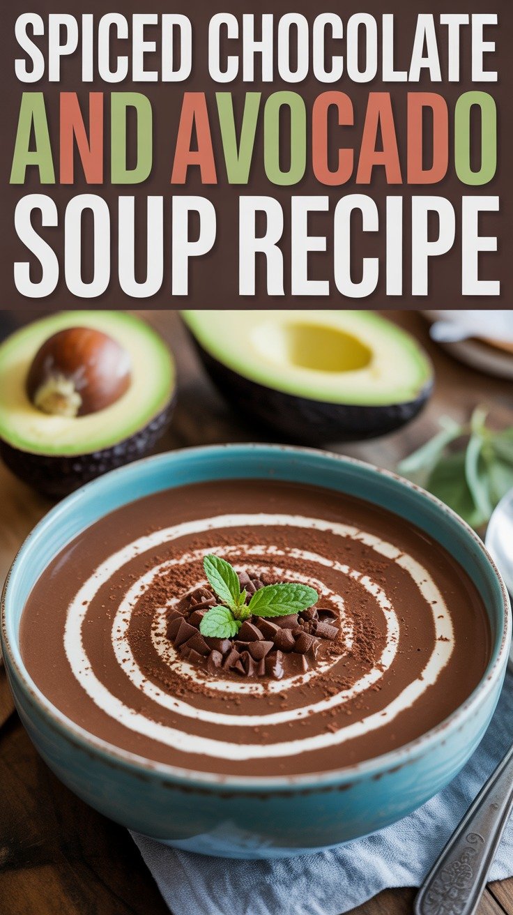 Spiced Chocolate and Avocado Soup