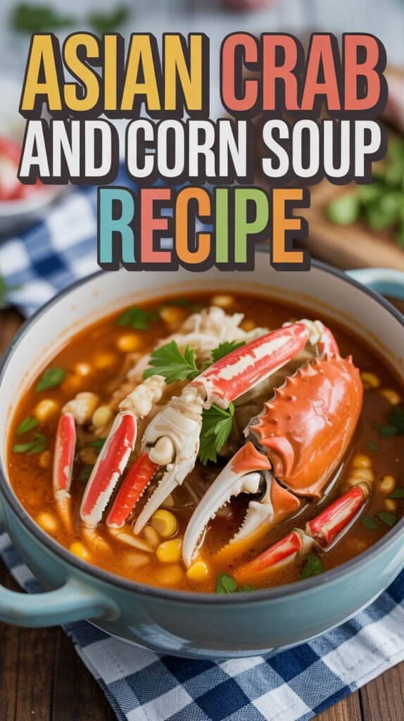 Asian Crab and Corn Soup
