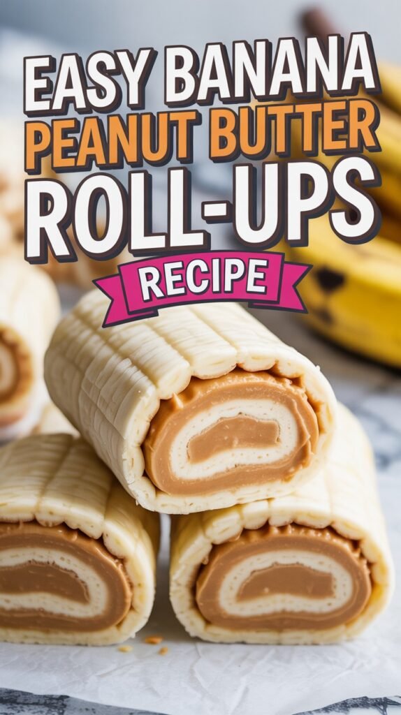 Banana Peanut Butter Roll-Ups