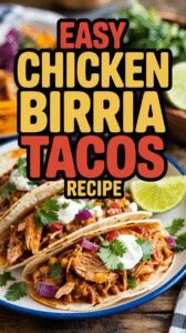 Savory Chicken Birria Tacos Recipe - Food Blasts