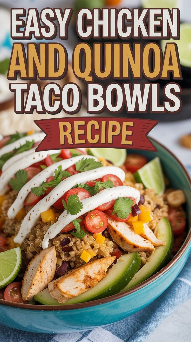 Chicken and Quinoa Taco Bowls