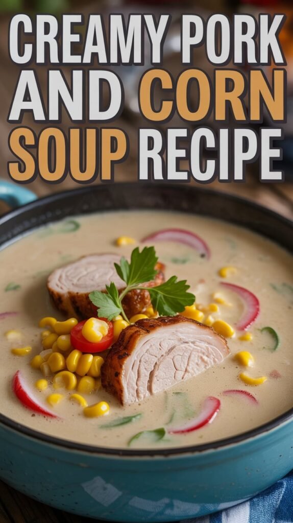 Creamy Pork and Corn Soup