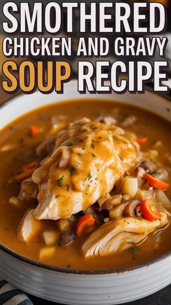 Smothered Chicken and Gravy Soup