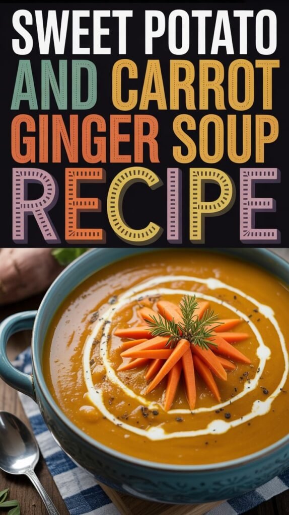 Sweet Potato and Carrot Ginger Soup