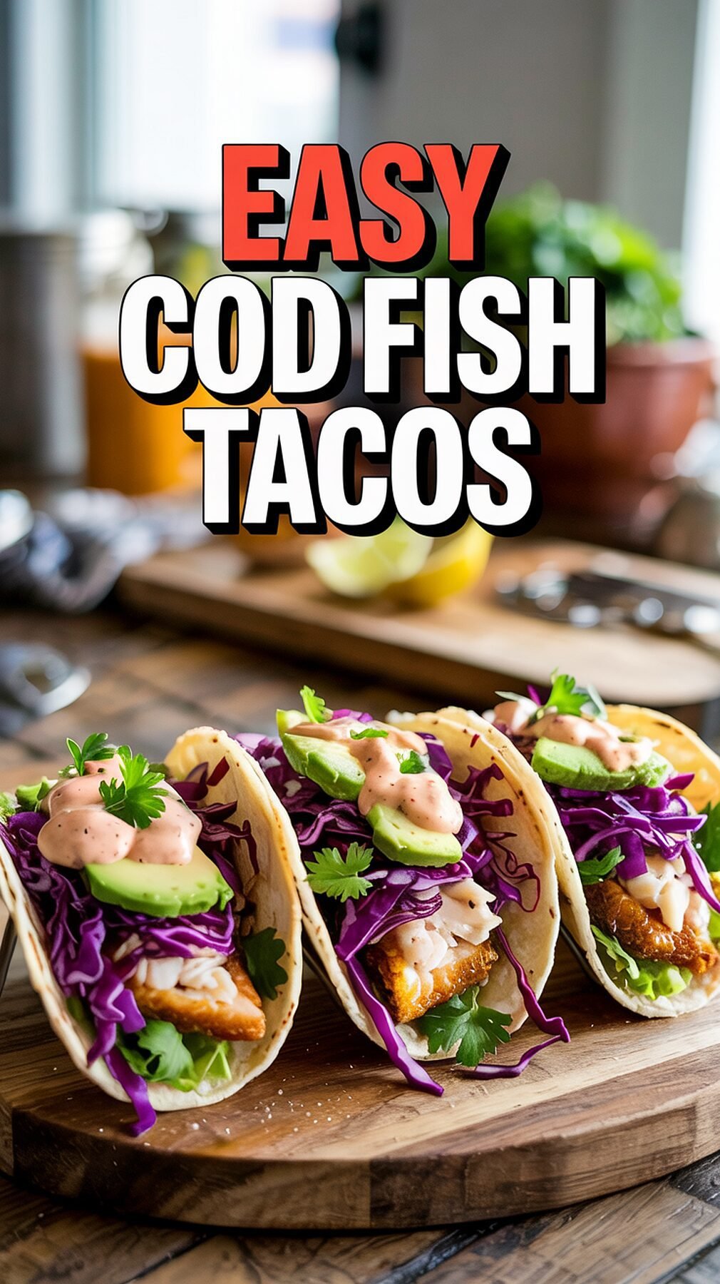 cod fish tacos