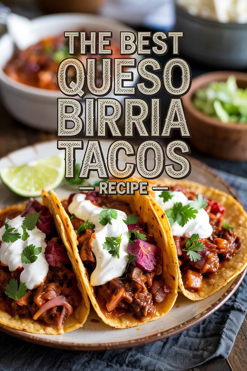 queso birria tacos