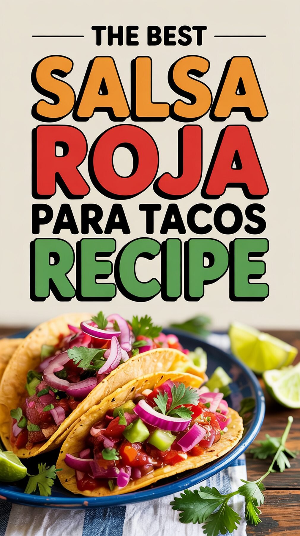 salsa roja para tacos