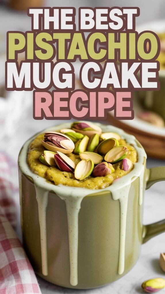 Quick and Delicious Pistachio Mug Cake Recipe