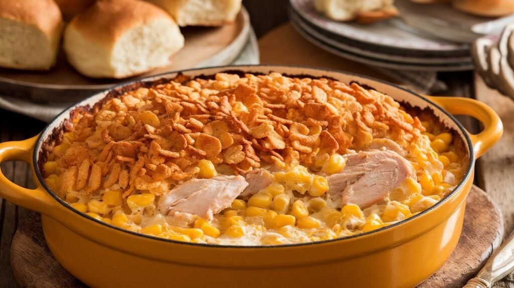Creamy Chicken Corn Casserole