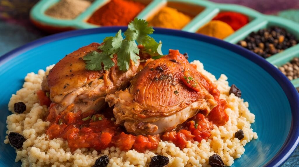 Moroccan Chicken with Couscous