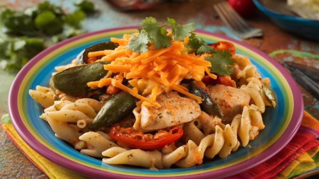 Chicken and Poblano Taco Pasta
