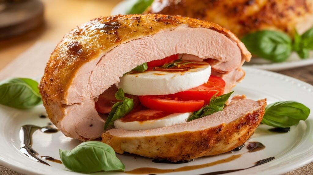 Caprese Stuffed Chicken Breast