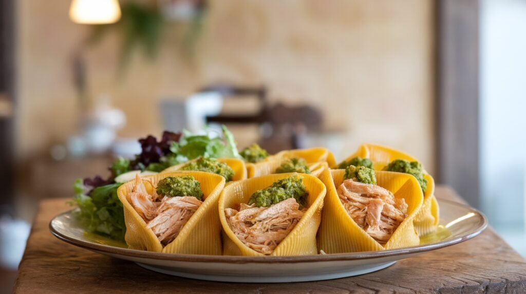 Chicken Pesto Pasta Pouches