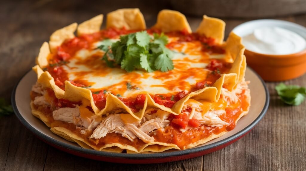 Chicken Tortilla Pie