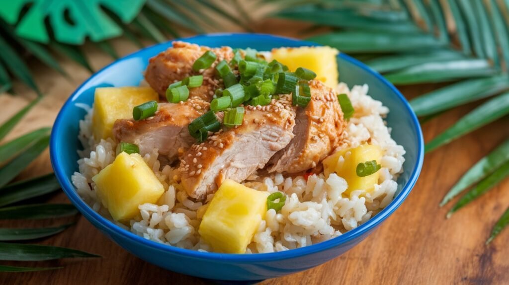 Chicken and Pineapple Rice Bowls