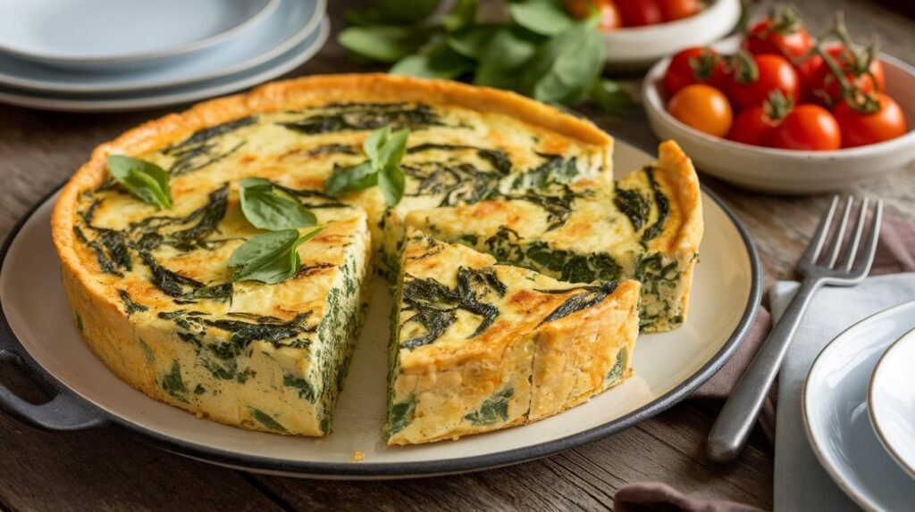 Chicken and Spinach Frittata