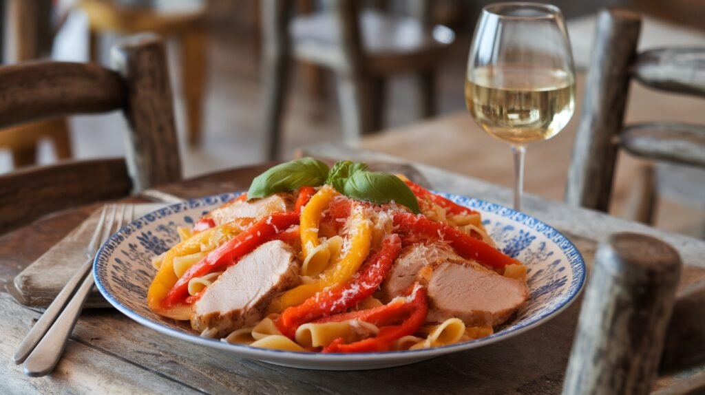 Chicken and Sweet Pepper Pasta